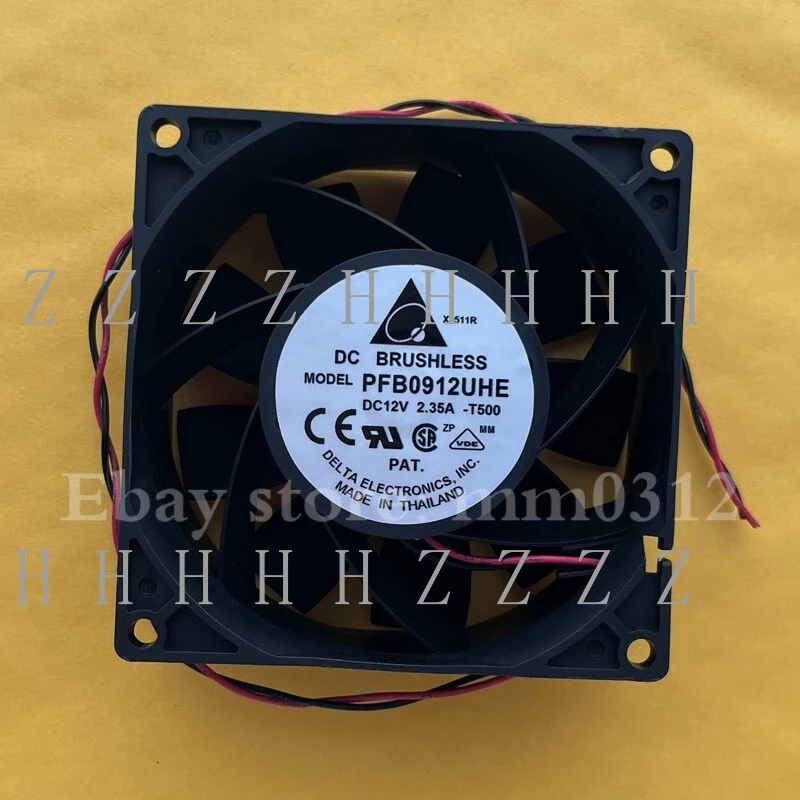 

Z Delta PFB0912UHE DC12V 2.35A 9CM 2-Wire Case Violence High Airflow Cooling Fan