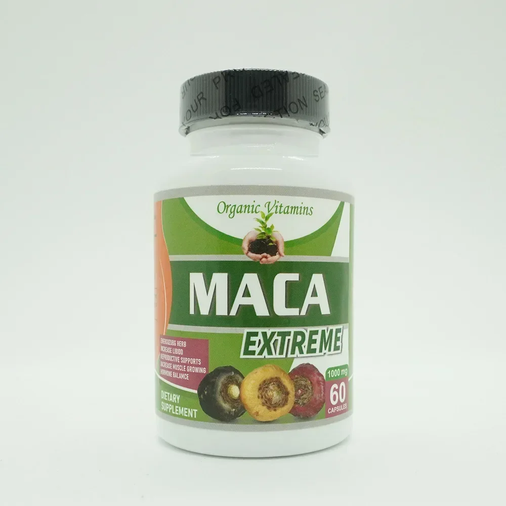 

1 bottle maca capsules to supplement physical strength help improve sleep quality relieve fatigue enhance energy Health food