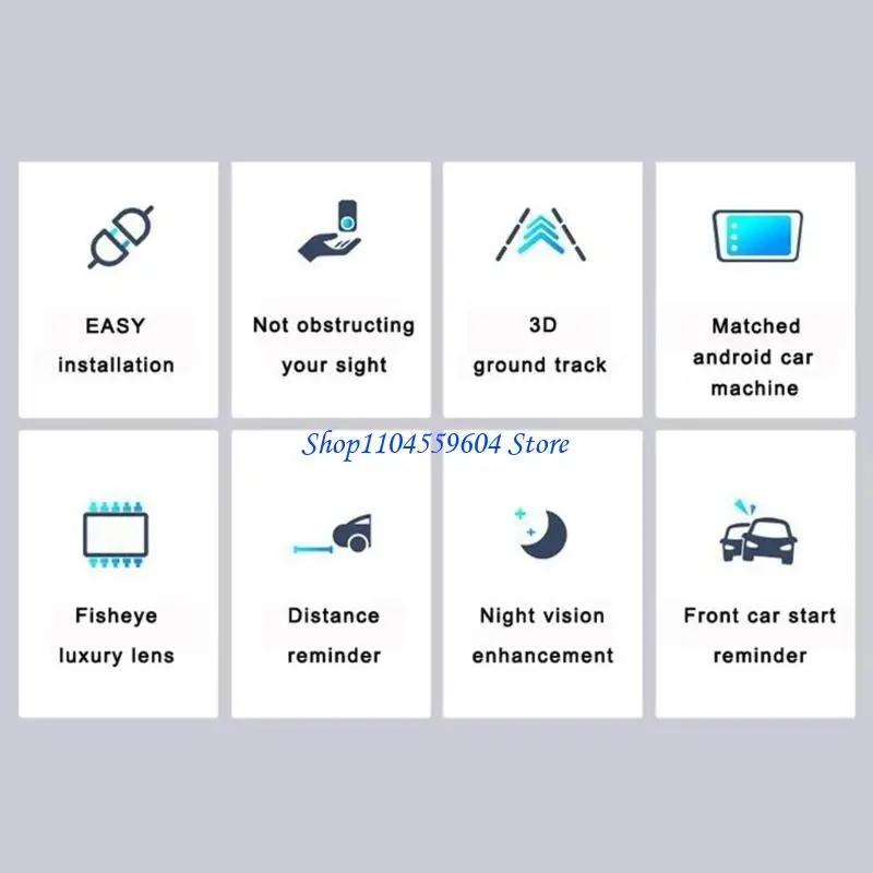 

Автомобильная камера 12QM, видеорегистратор высокого разрешения, цикл беспроводного подключения, захват каждой детали, монитор