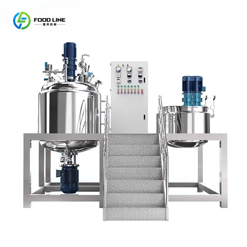 Homogenizing Emulsifier High Shear Mixer for Mayonnaise Automatic Production Commercial Custom