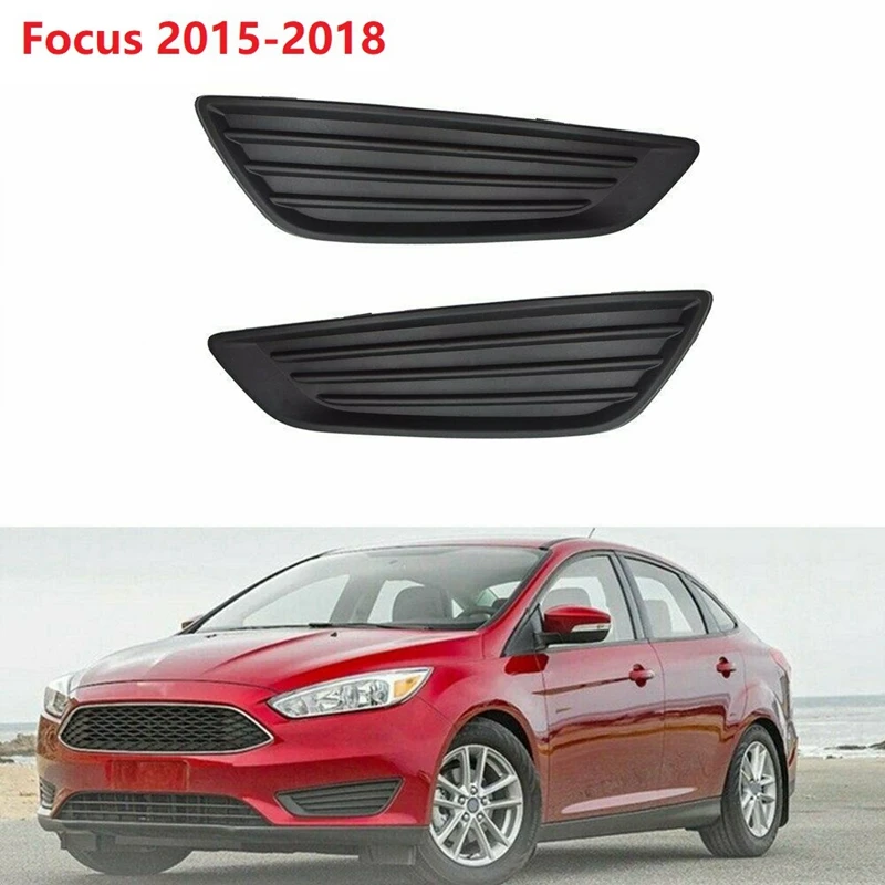 

1 Pair FOG LIGHT LAMP COVERS LH And RH For Ford Focus 2015 2016 2017 2018