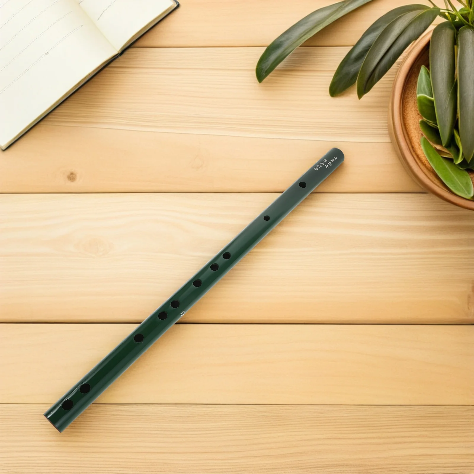 

Chinese Bamboo Flute Traditional Green Ancient Style Dizi for Beginners Hanfu Photography Cultural Music Instrument