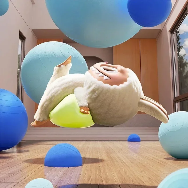 

100% подлинная POP MART THE MONSTERS, ленивая йога, слепая коробка, загадочные игрушки, коллекционные аниме-фигурки, куклы, настольные украшения, подарок для фанатов