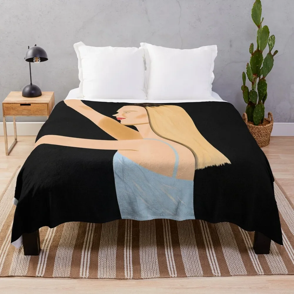 

Dancer - Alex Katz Throw Blanket warm for winter Decorative Sofas wednesday Moving Blankets