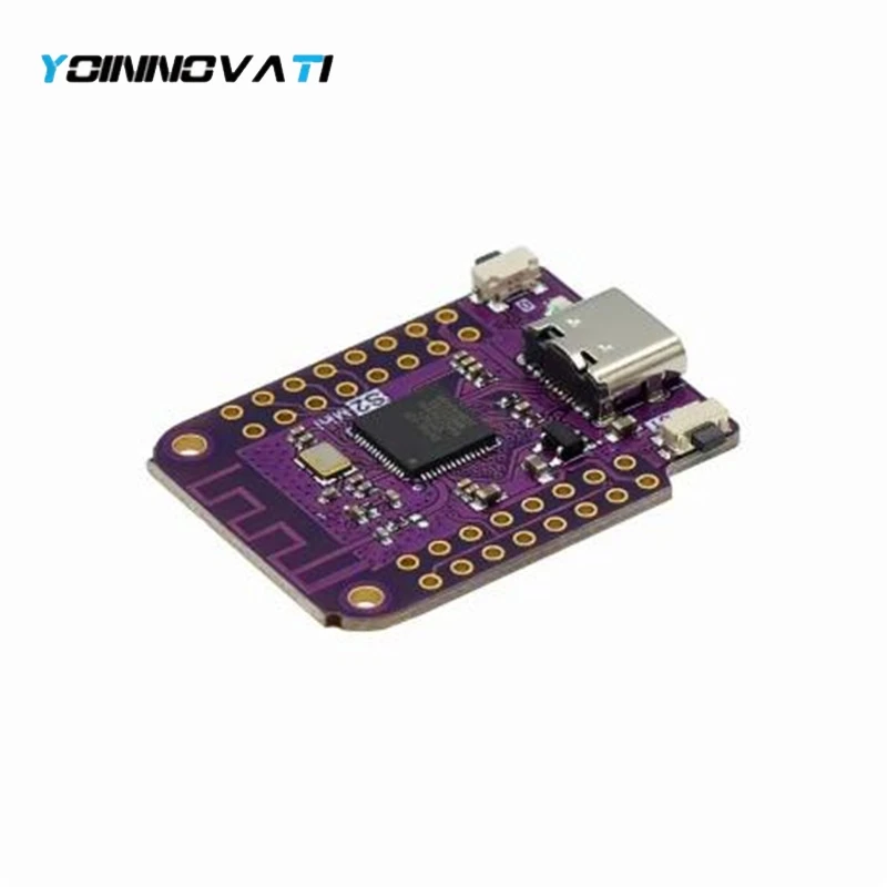 YT 1pcs S2 Mini V1.0.0 WIFI IOT based ESP32-S2FN4R2 ESP32-S2 4MB FLASH 2MB MicroPython Compatible Development Board