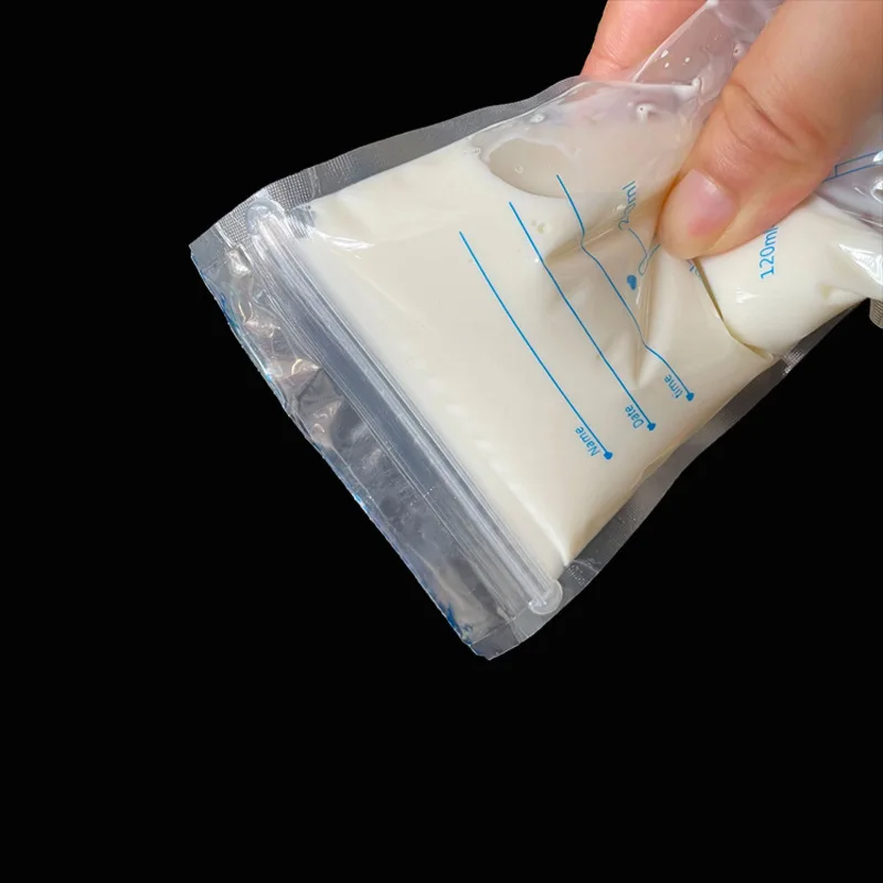 10/30Pcs Breastmilk Storage Bag Self Standing Baby Food Storage Containers No Leak Milk Freezer Bags Safe Feed PET Free 200ML