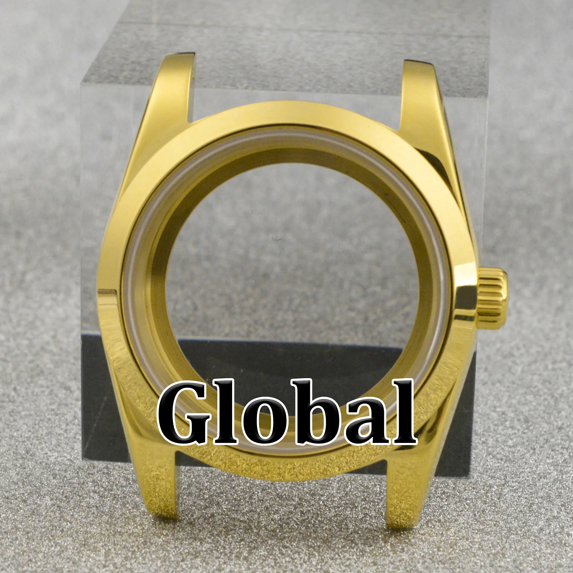 حافظة ساعة من الفولاذ المقاوم للصدأ عالية الجودة من زجاج الياقوت لـ Datejust 10ATM مقاومة للماء قابلة للتطبيق NH35 NH36 حركة أوتوماتيكية