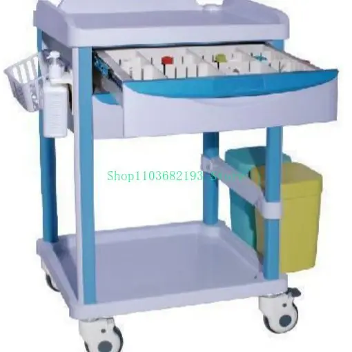 Medical Treatment First Aid Thickened ABS Material Cart Nurse Special Nursing Treatment Cart Factory Direct Sales