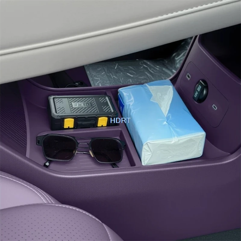 For Changan Deepal S07 S7 2026 + Car Style Accessories Center Console Storage Box Dust Proof Pad Container Organizer Tray Cover