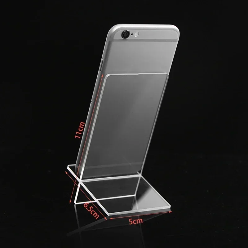 5 قطع الجملة الاكريليك عرض الرف عرض المجوهرات الهاتف المحمول عرض المحفظة نظارات الرف تكشف الإطار #2