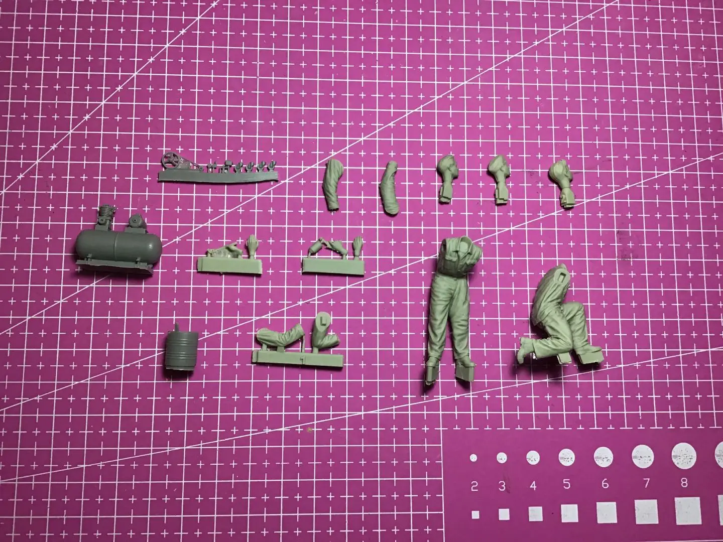 1/35 Resin Model Figure GK,Unassembled and unpainted kit