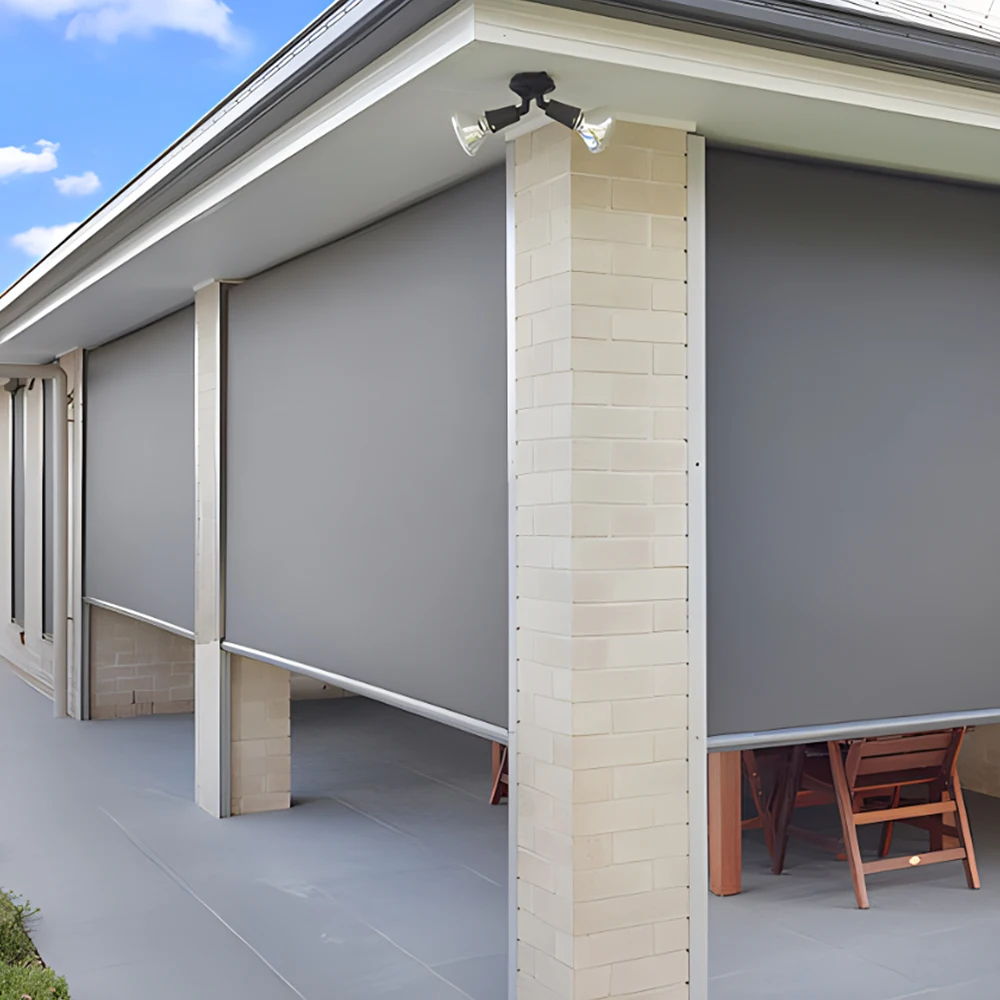 

Wholesale Price Best Quality Window Blinds Automatic Electric Aluminum Roller Shades for Outdoor