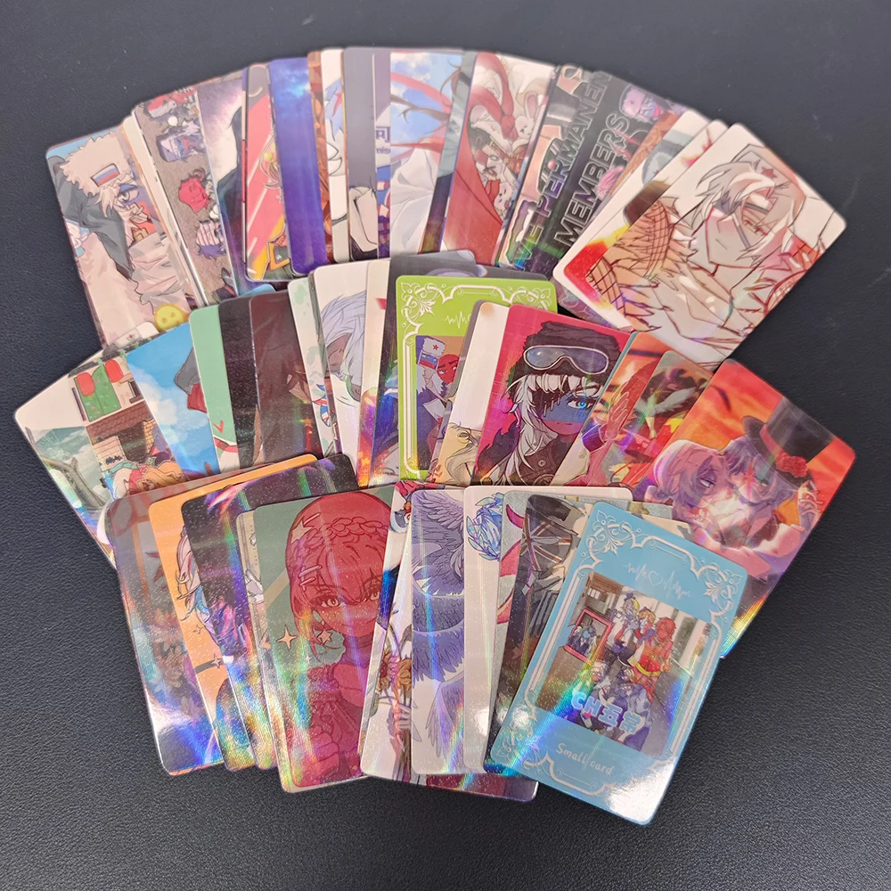CH countryhumans Manga Laser Lomo Card Album Characters Photocard for Fans Collection Cards Random Cover