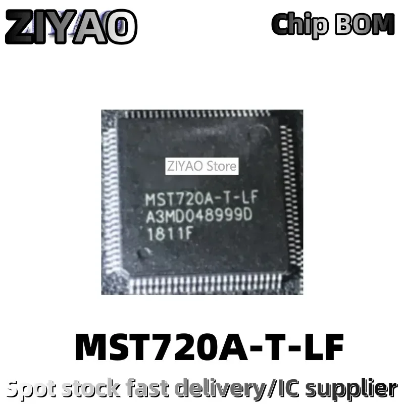 5PCS MST720A MST720A-T-LF QFP100 LCD Chip