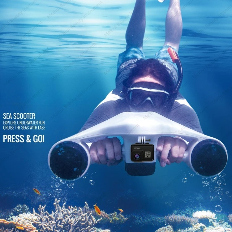 Electric Submersible Dual Motor 500W Lithium Battery 5A 10A ABS Material Can Work 35 Meters Underwater