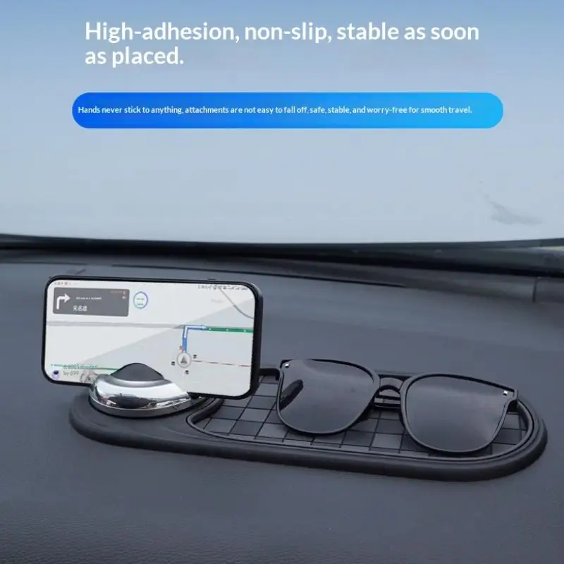 

* Hot Sale 2 In 1 Dashboard Anti Slip Mat With Phone Mount 360-Degree Rotation Car Phone Holder Non-Slip Adhesive Mat For Car