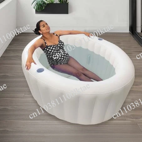 Inflatable Birthing Pool White Home Birth Tub Portable Labor Delivery Pool Bath Tub for Natural Water Birth Kit