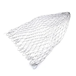 Fishing Replacement Net Small/Large Hole Fishing Landing Net Mesh Dia 35/40/45/50/60/70cm Collapsible Hole Folding Dip Fish Net