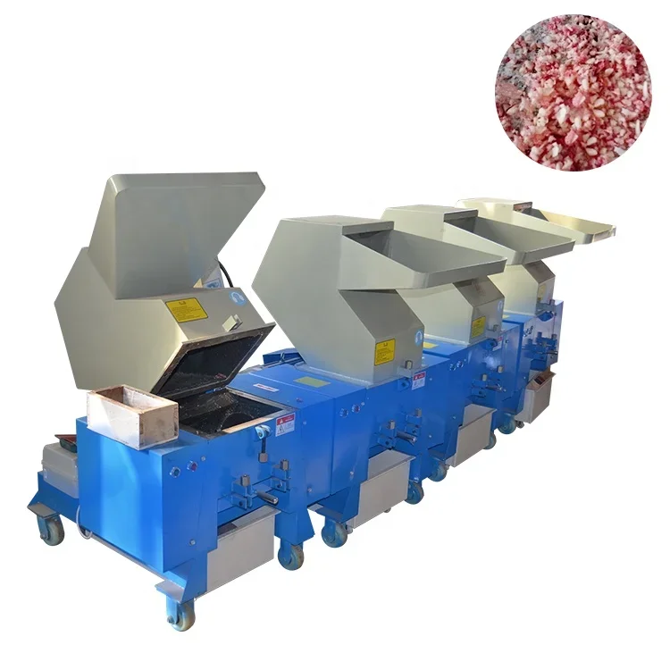 Stainless steel cattle bone crusher chicken bone crusher machine plastic shredder