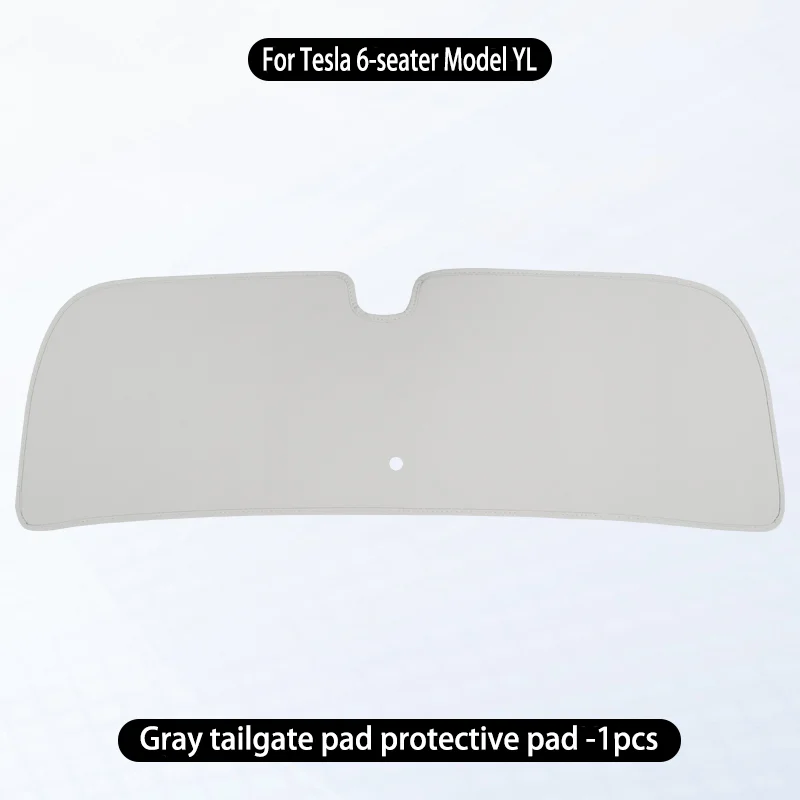 Geeignet für 25-26 Tesla 6-Sitzer Model YL/Model Y Juniper Heckklappenpolster, Kofferraumtür-Wildlederschutzpolster, Innenraumzubehör – Detail 9