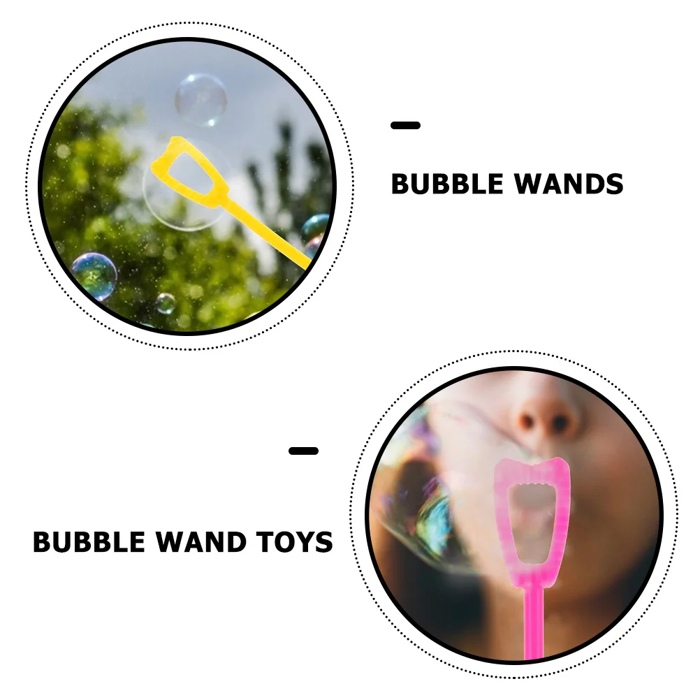 30 szt. Puste, wielokrotnego użytku plastikowe tubki na różdżki do robienia baniek mydlanych dla dzieci na imprezy plenerowe, upominki na przyjęcia, letnie mini różdżki do baniek mydlanych