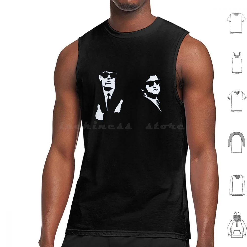 Camisetas sin mangas de los Blues Brothers, chaleco sin mangas, Blues Brothers, Blues Chicago, Dan Aykroyd, Elwood, Jake, John Belushi, Saturday