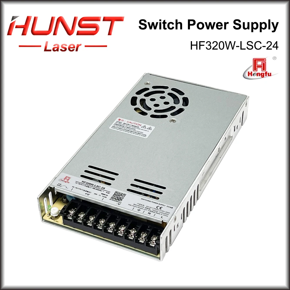 Импульсный источник питания HUNST HF320W-LSC-24V, подходящий для станка для лазерной маркировки CO2, гравировального станка