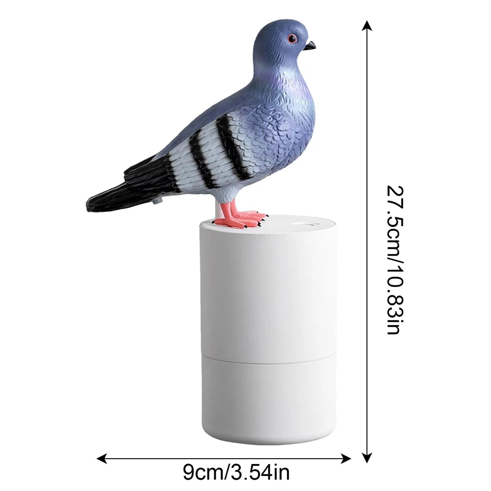 MAKE-Pigeons Bird Soap Dispenser, Automatic Hand Soap Dispenser, Non-Contact Automatic Induction Foam Hand Washer