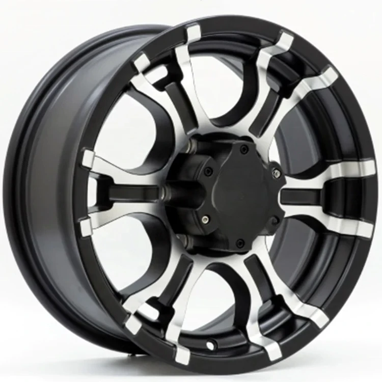 

16-Inch car rim hub 4x4 auto parts accessories black rim