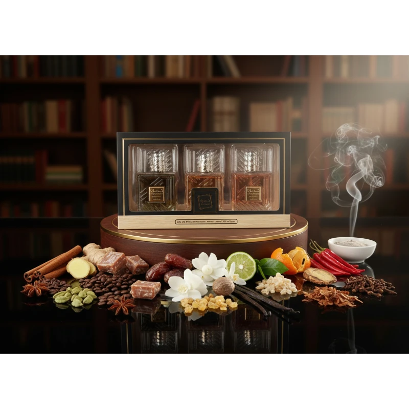 

Роскошный подарочный набор восточных духов унисекс, долговечная коллекция с тремя уникальными ароматами, идеально подходит для повседневного ношения и подарка