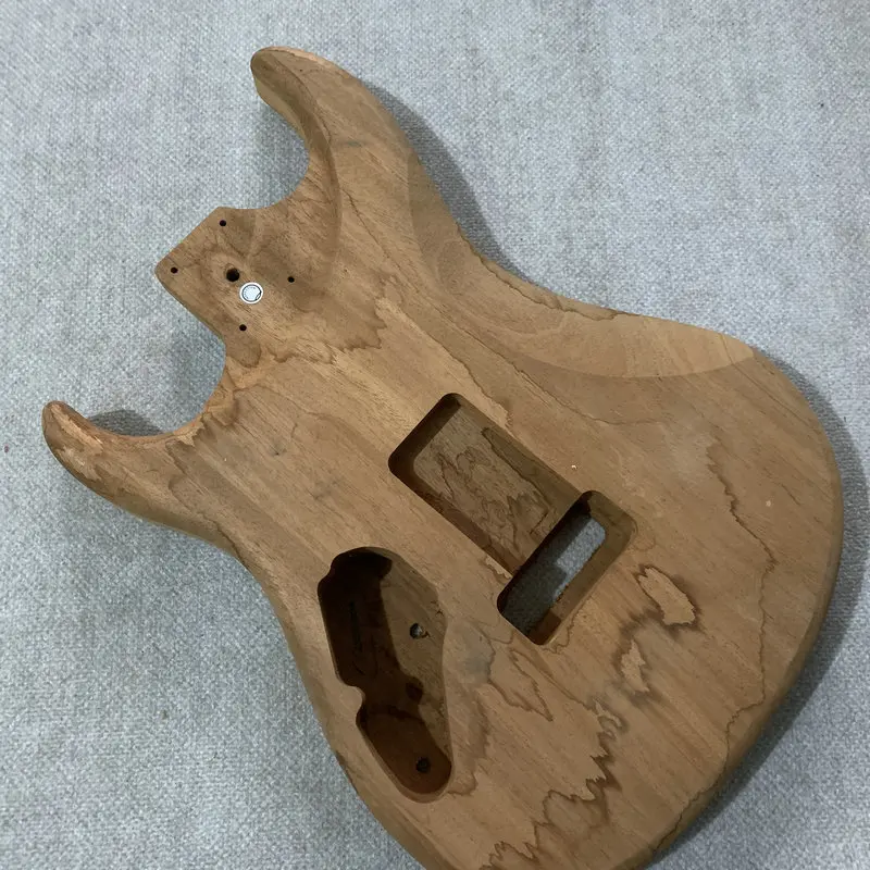 Unfinished ST Model Electric Guitar Body Solid  Redwood Two Points Fixed DIY Guitar Parts Replace Accessories  Dirty GB743