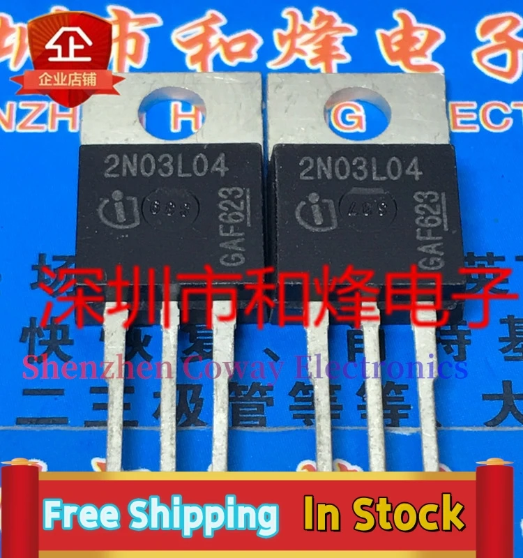 10PCS-30PCS  SPP80N03S2L-04 2N03L04  TO-220 30V 80A  In Stock Fast Shipping