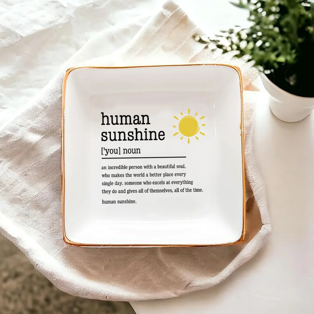 

Ювелирная шкатулка "Human Sunshine" — идеальный подарок от мамы дочери, отлично подходит для свадеб, Дня матери, выхода на пенсию, дня рождения.