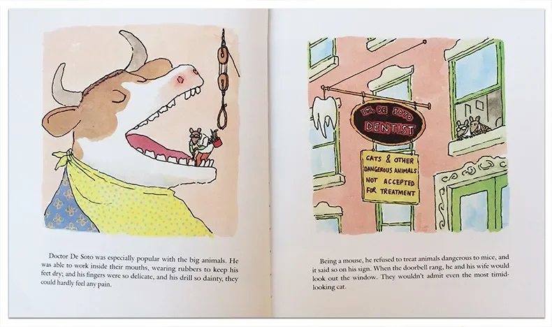 Doctor De Soto,Children's books aged 3 4 5 6, English picture books, 9780312611897
