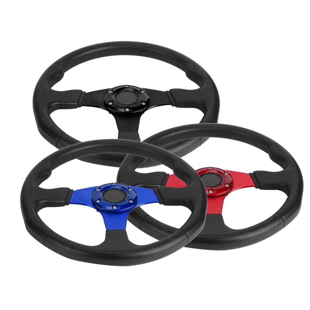 

350mm/14in Racing Car Sport Steering Wheel Deep Dish 6 Bolts Universal Modified Accessory Car Accessories