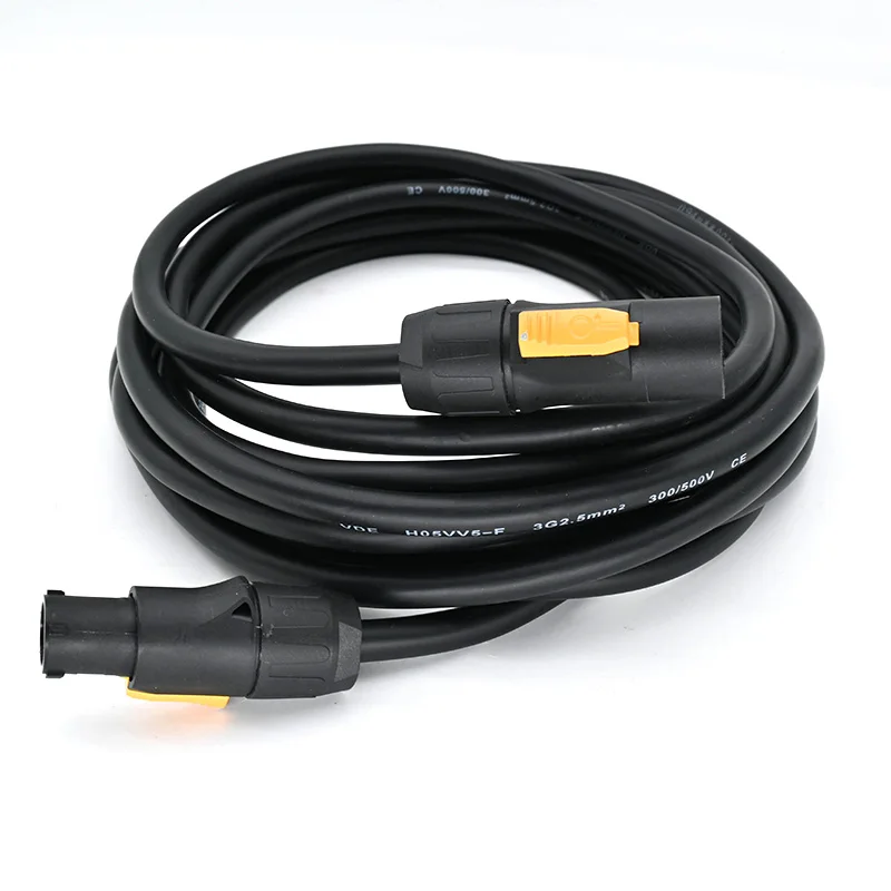 

IP65 Outdoor 12AWG Powercon True1 Power Cable 3ft 6ft 10ft 15ft Male to Female Waterproof Durable 12/3 True One Connector Cable