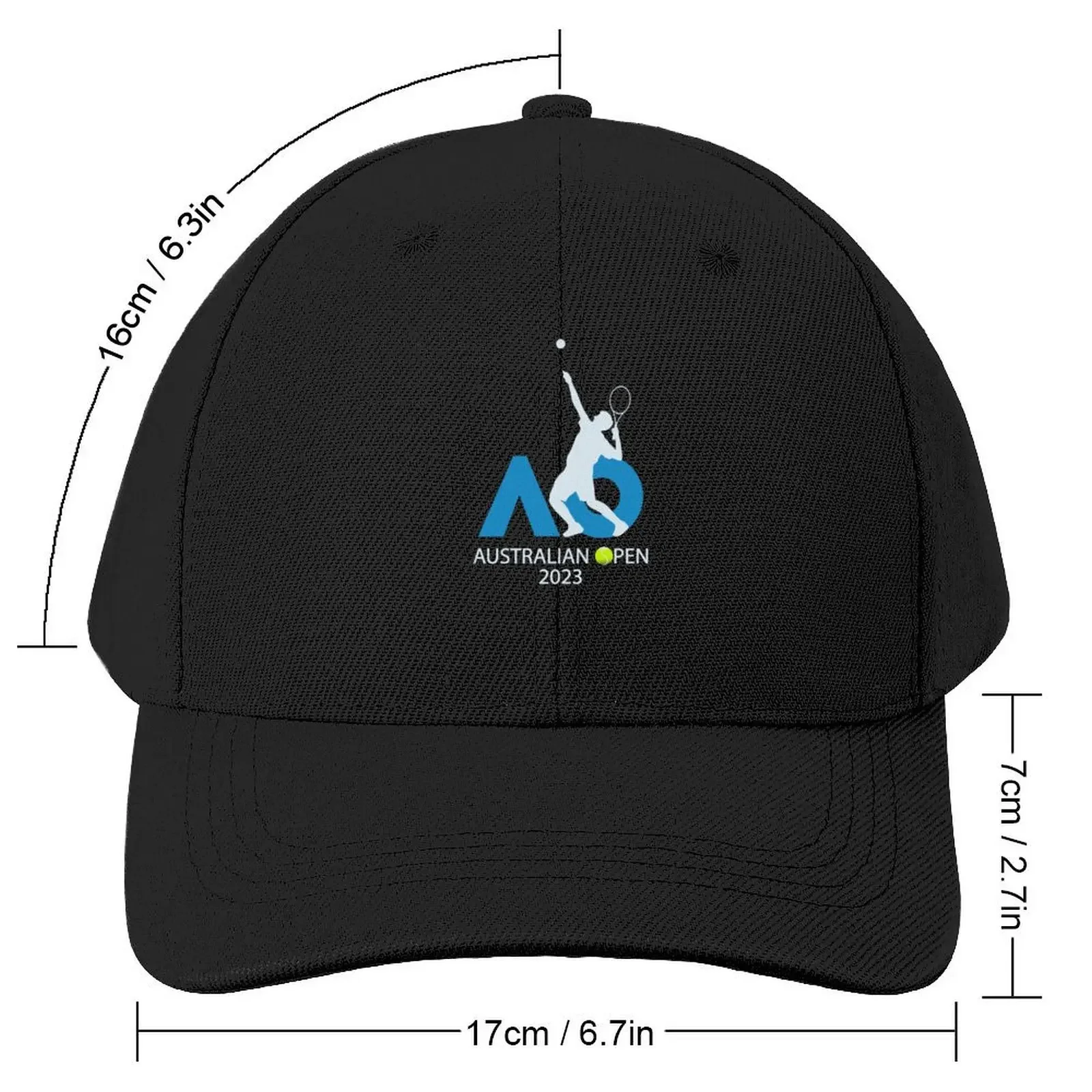 2023 Tennis Australian Open Fever Baseball Cap fashionable Golf Wear beach hat Bobble Hat Women's Golf Wear Men's