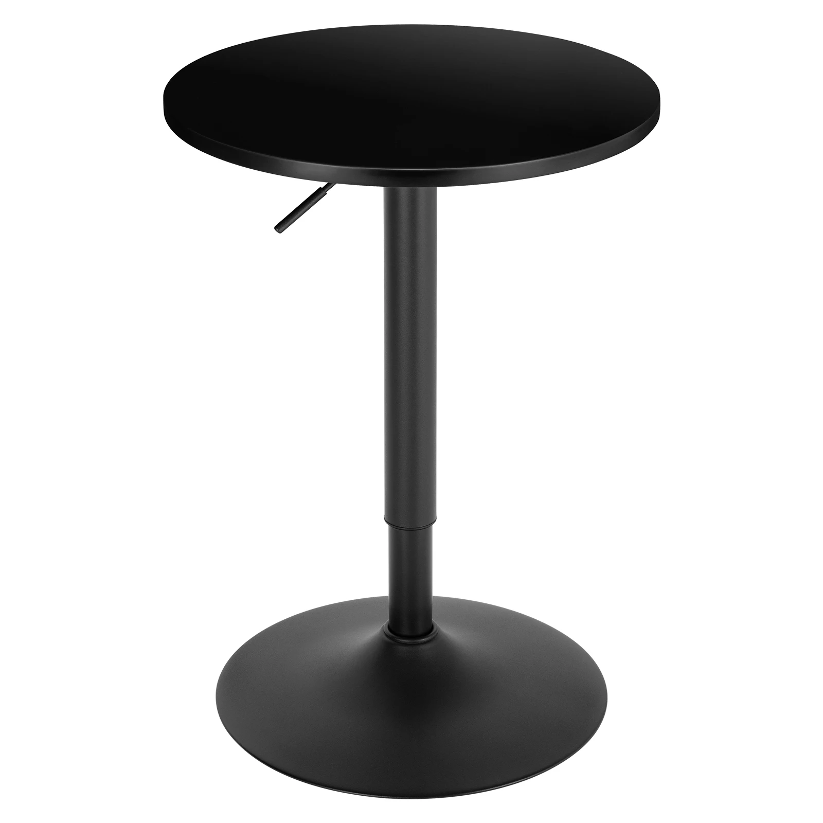 WOLTU 360° Swivel Bar Table with Round Table Top Height-Adjustable Small Kitchen Bistro Table for Balcony Reception Dining Room