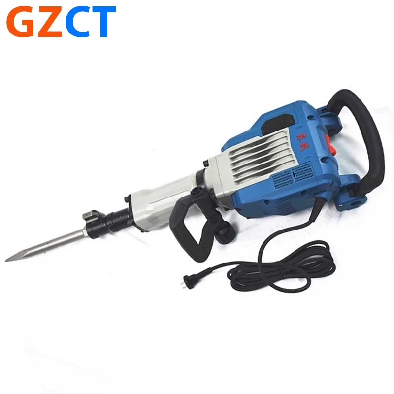 Z1G-FF-16 Portable Power Demolition Breaker Concrete Breaker Handheld 1700w Heavy Duty Electric Demolition Breaker Jack Hammer