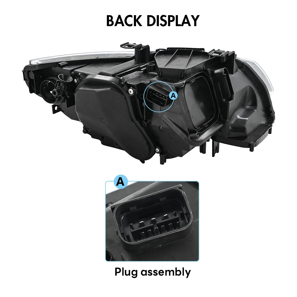 زوج سوبر DRL ضوء HID زينون مصباح مجموعة مصابيح أمامية لسيارات BMW 3 Series 2007-2013 E92 E93 LCI 328i 325i 335i رئيس مصباح #6