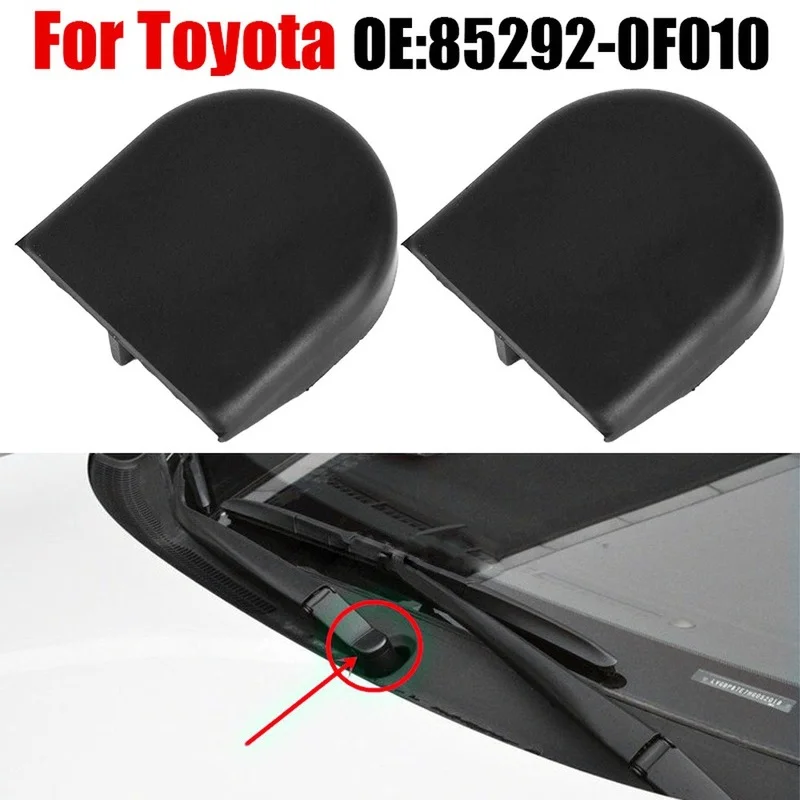 Front Wiper Arm Nut Cap Bolt Cover For Toyota Hilux Land Cruiser Prado Mark X Mirai Opa Porte Spade Previa Estima Tarago Ractis