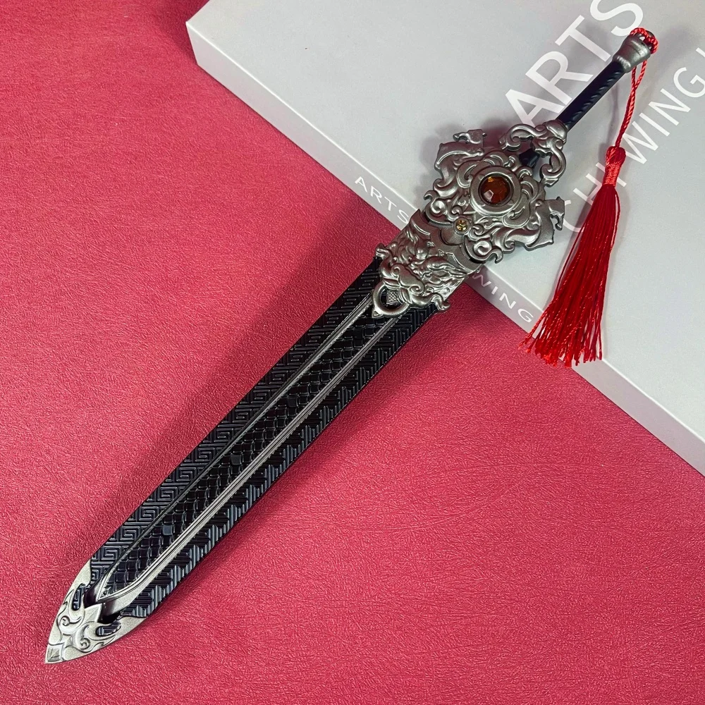 11.6inch Metal Three Kingdom Katana Ancient Damascus Sword Anime Sword Real Full Size Japanese Katana Original Samurai Sabre Toy