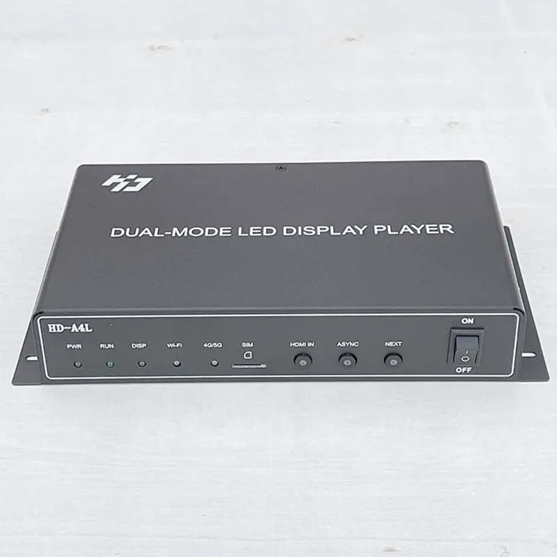 HD-A4L สี LED แผงวิดีโอพอร์ต USB Controller โทรศัพท์มือถือ WiFi กล่องเล่นจอแสดงผล LED รองรับอินพุต HDMI