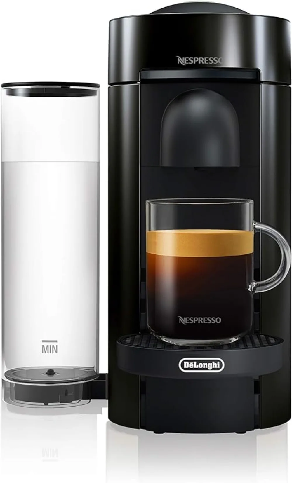 

Nespresso Vertuo Plus Coffee and Espresso Machine by De'Longhi,8 oz, Ink Black