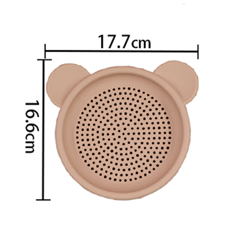 Summer Beach Accessories Silicone Sieve Toys for Kids Children Cute Ins Rubber Dune Funny Seaside Playing Tools Soft Sand Toy