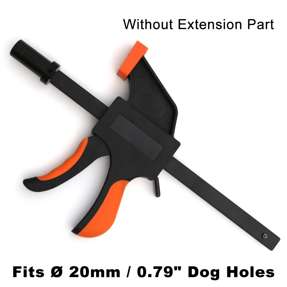 1pc Quick Grip Workstation Dog Clamps 19mm 20mm Base Woodworking Clamps Quick Pressing Device Fixture For Woodworking Crafting