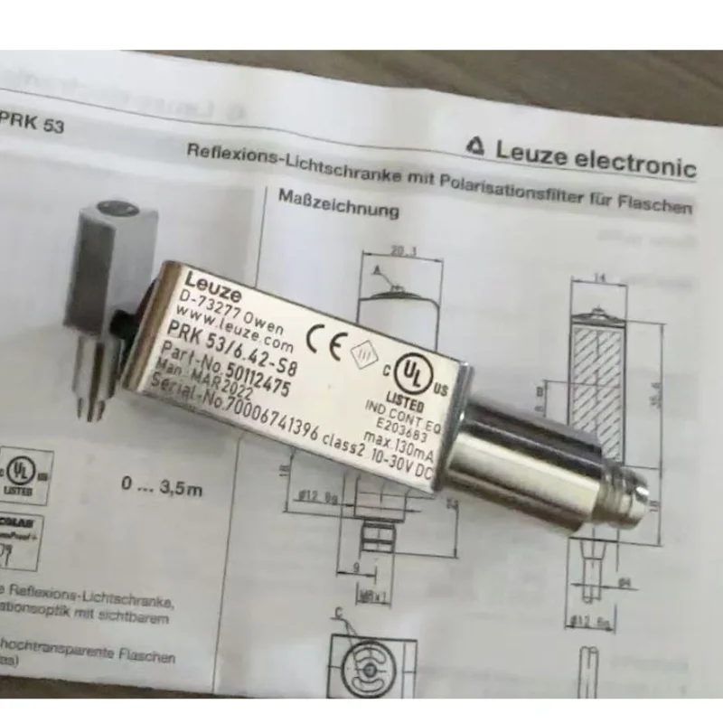 

Новый фотоэлектрический переключатель PRK53/6.42-S8 50112475 за быструю доставку
