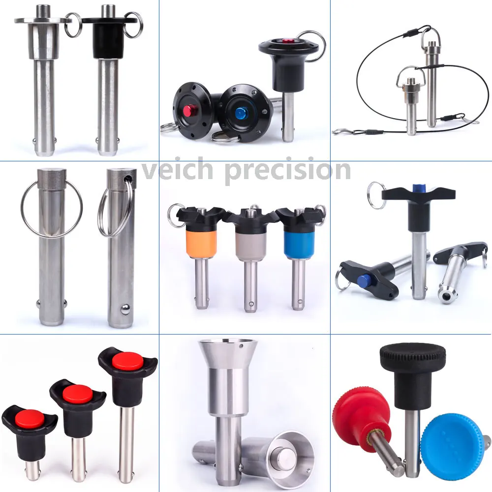 Ball lock pin ,B handle quick release pin,button type,dia 10 length 10 15 20 25 30 35 40 45 50 55 60 65 70 80 90 100 in stock