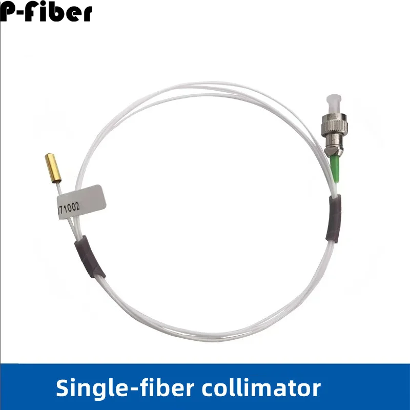 Collecteur de fibre plaqué or à noyau unique, connecteur de lentille G et C, 1550nm