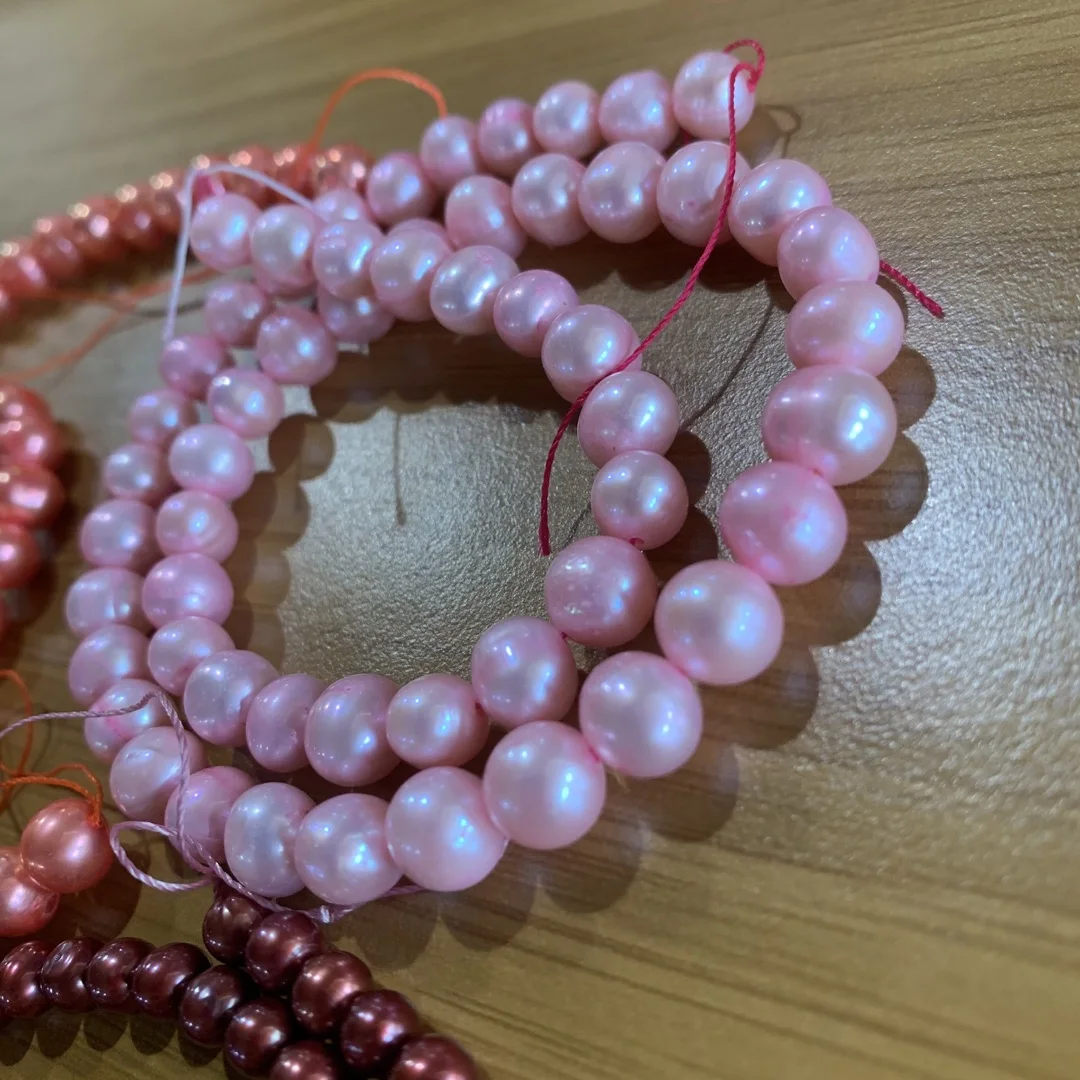 Promote Sales Cultured Baroque Freshwater Pearl Beads Natural Purple Pink White 8-9mm Stone Sold Per Approx 15.7 Inch Strand